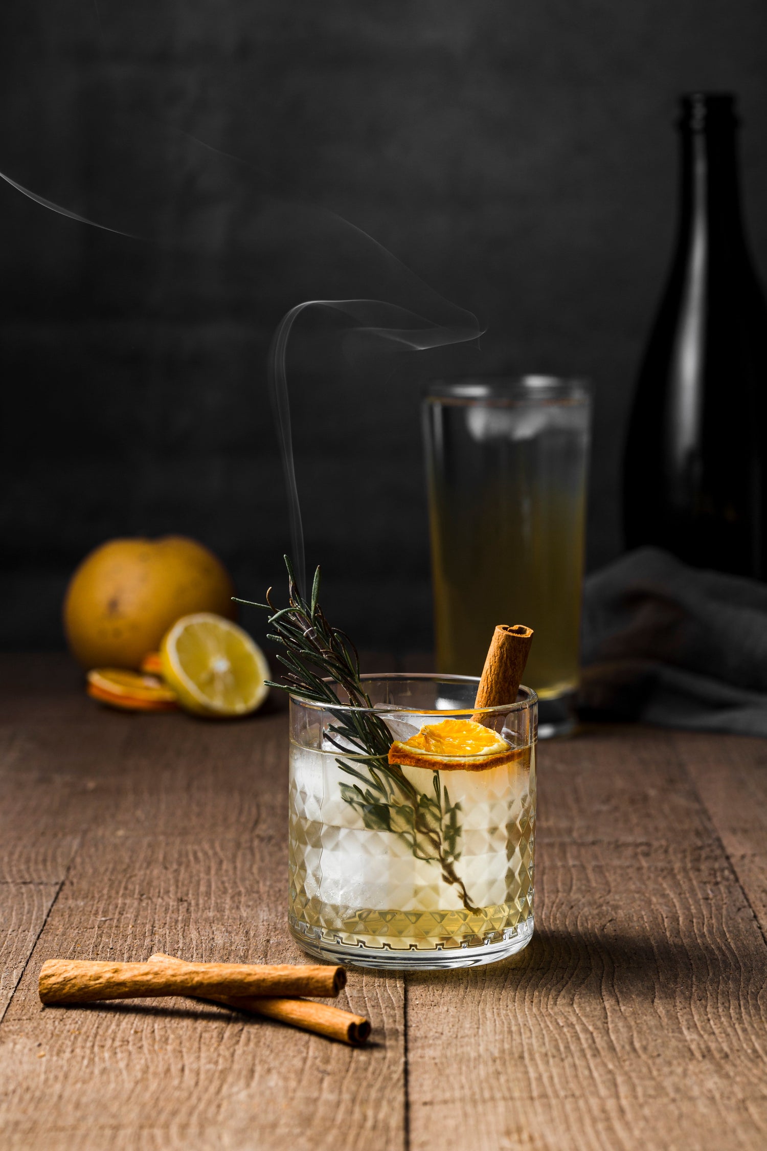 Tasty Beverage With Cinnamon Sticks